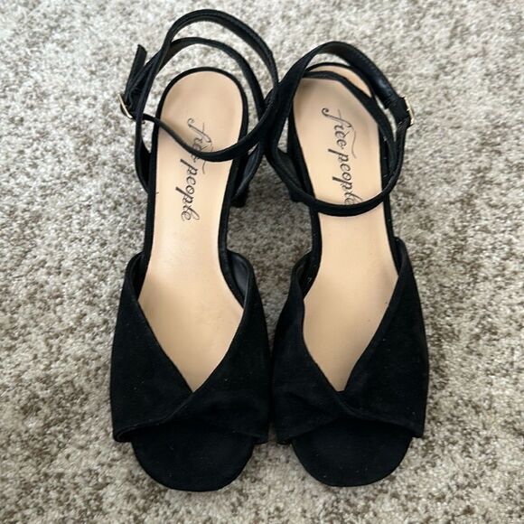 Free People Gisele Suede Twisted Sandals 37=6.5-7 - Picture 2 of 7